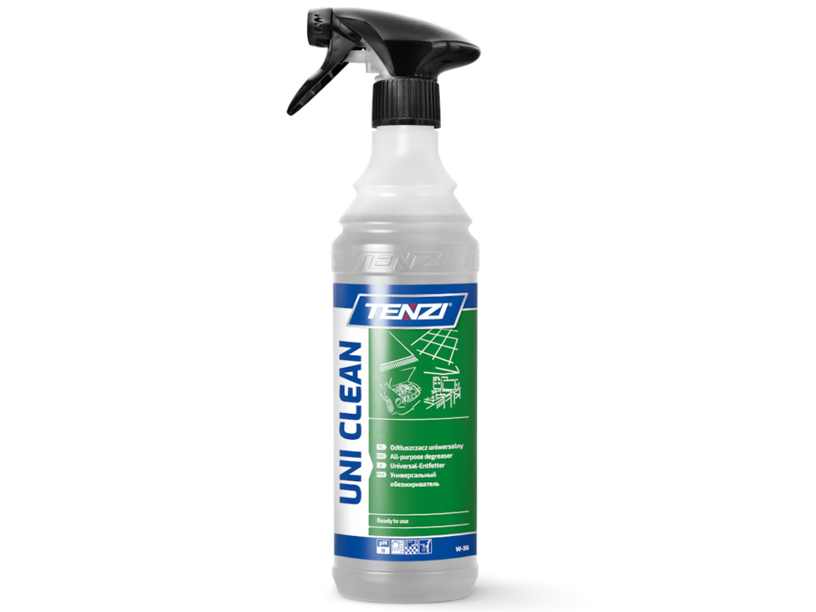 UNI CLEAN Tenzi 0,6L odtłuszczacz, odplamiacz